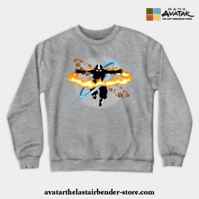 Avatar Aang Crewneck Sweatshirt Gray / S