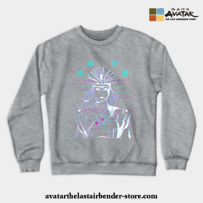 Avatar Kyoshi Glitch Crewneck Sweatshirt Gray / S
