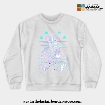 Avatar Kyoshi Glitch Crewneck Sweatshirt White / S