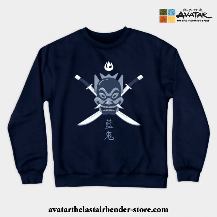 Avatar The Last Airbender - Blue Spirit Crewneck Sweatshirt Navy / S