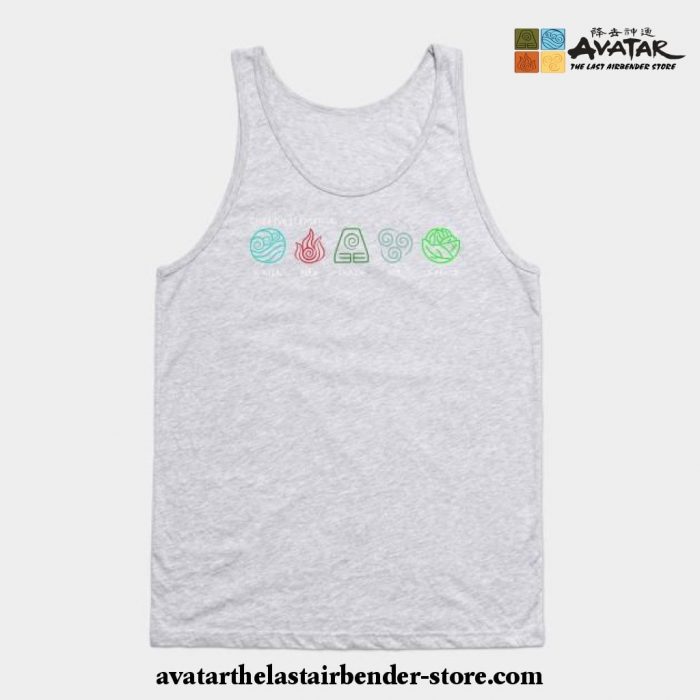 The Five Elements Avatar Tank Top Gray / S