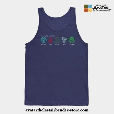 The Five Elements Avatar Tank Top Navy Blue / S