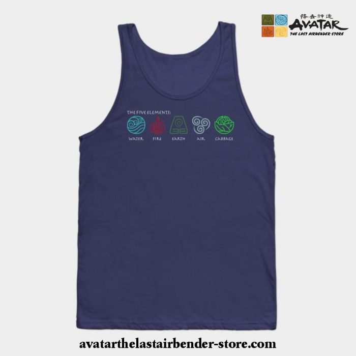 The Five Elements Avatar Tank Top Navy Blue / S