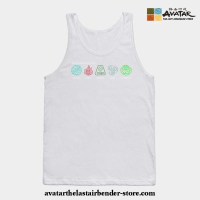 The Five Elements Avatar Tank Top White / S