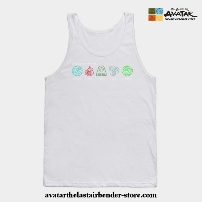 The Five Elements Avatar Tank Top White / S