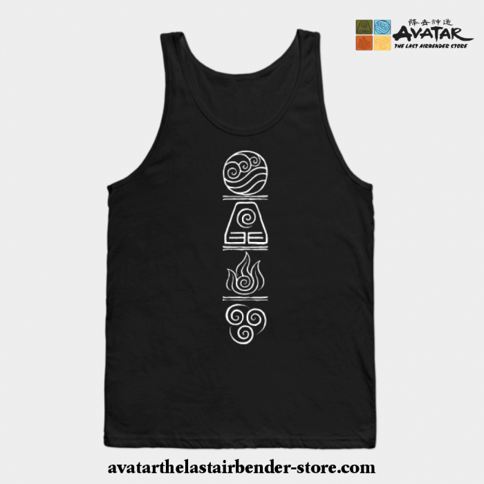 The Four Elements Tank Top Black / S
