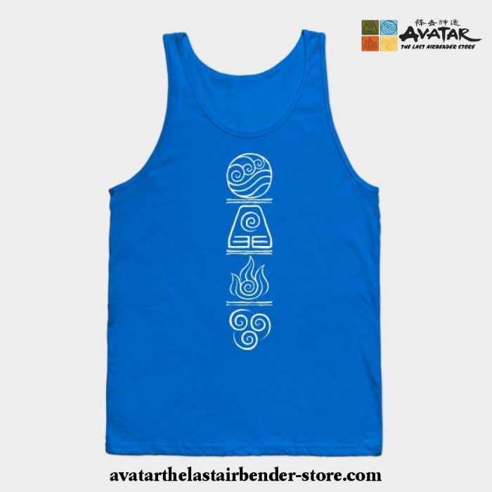 The Four Elements Tank Top Blue / S