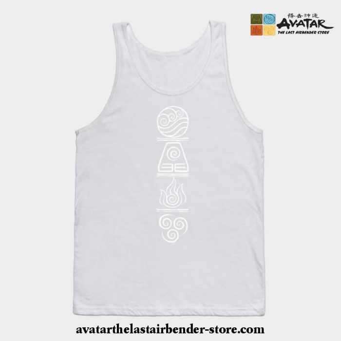 The Four Elements Tank Top White / S