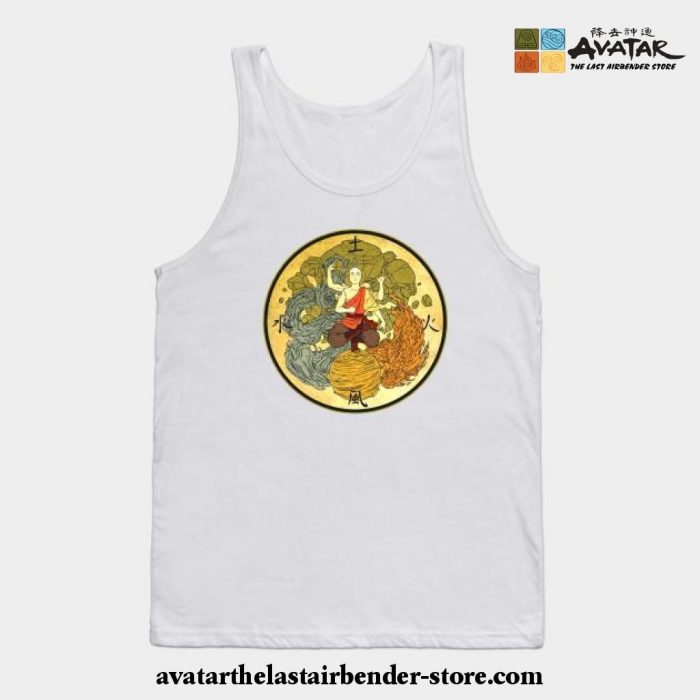 The Powerful Of Aang Tank Top White / S