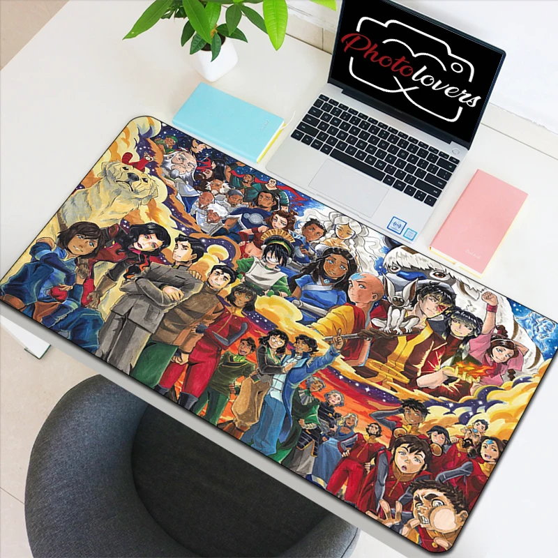 Avatar the Last Airbender Computer Mouse Pad Gamer Desk Accessories Pc Cabinet Keyboard Mousepad Mat Gaming 20 - Avatar The Last Airbender Store