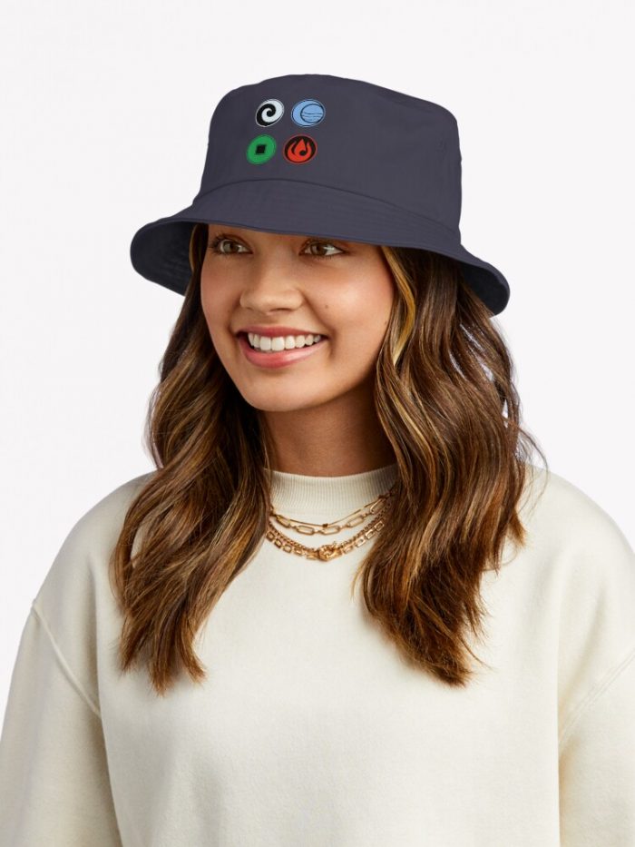 Avatar: The Last Airbender, Four Nations - Color Bucket Hat Official Avatar The Last Airbender Merch