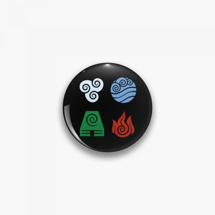 Avatar: The Last Airbender, Four Elements - Color Pin Official Avatar The Last Airbender Merch
