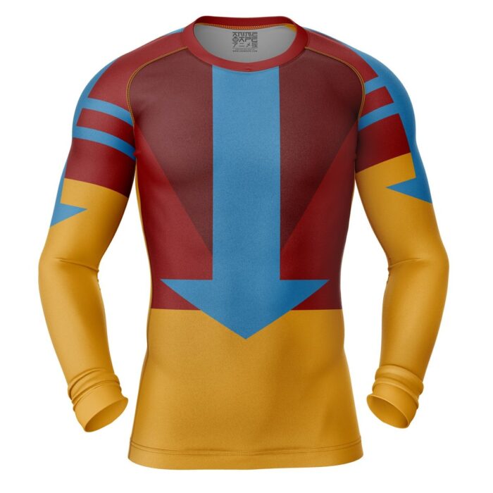 Airbender Compression Shirt Rash Guard front - Avatar The Last Airbender Store