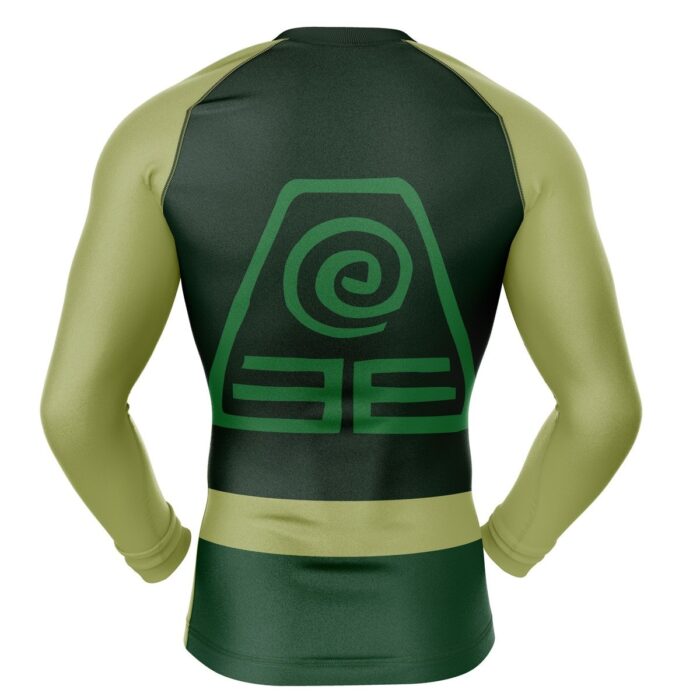 Earthbender Compression Shirt Rash Guard back - Avatar The Last Airbender Store